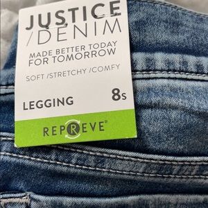 Justice girls size 8slim jeans